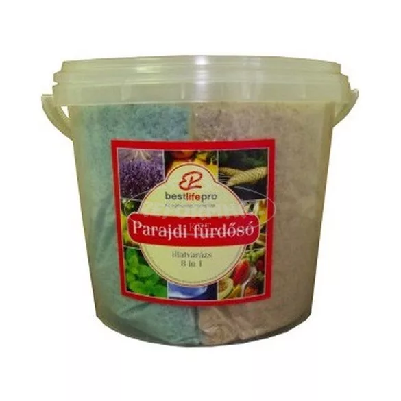 Parajdi fürdősó vödrös illatvarázs 8x400g 3200g