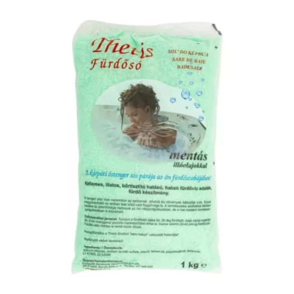 Thetis fürdősó zöld menta 1kg
