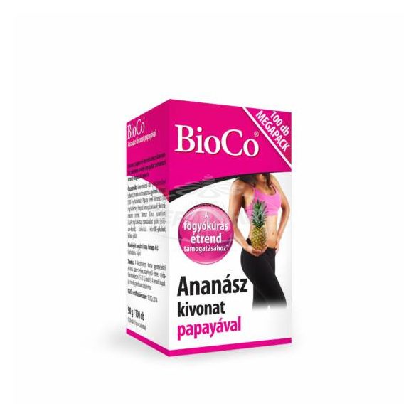 BioCo Ananász kivonat papayával MEGAPACK 100x