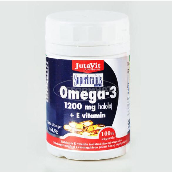 Jutavit Omega-3 1200mg halolaj + E-vitamin kapszula 40x
