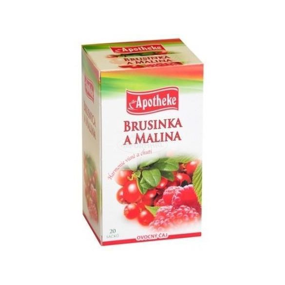 Apotheke tőzegáfonya és málna tea 20x2g 40g