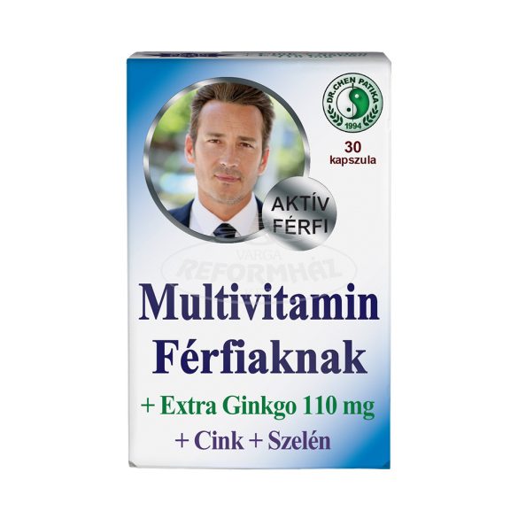 Dr.Chen Multivitamin férfiaknak+ginkgo+szelén+cink 30x