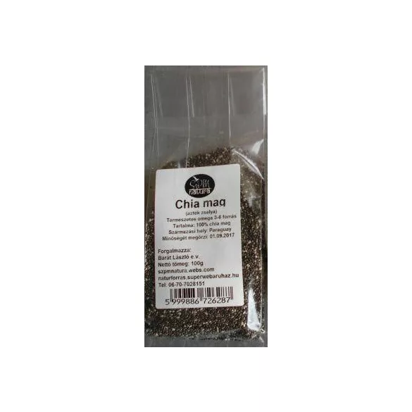 SzpM Chia mag fekete 100g