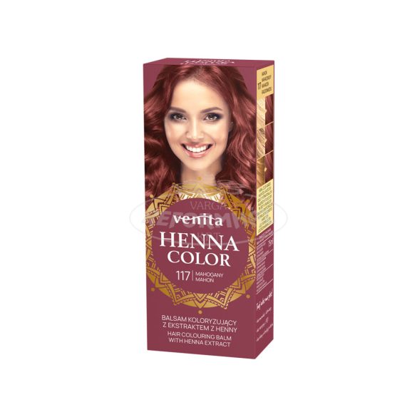 Henna Color krémhajfesték 117 Mahagóni 75ml