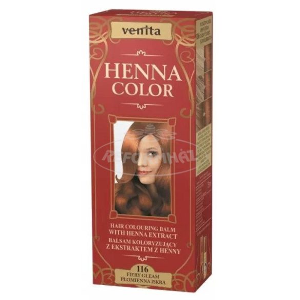 Henna color krémhajfesték 116 tűzvörös 75ml