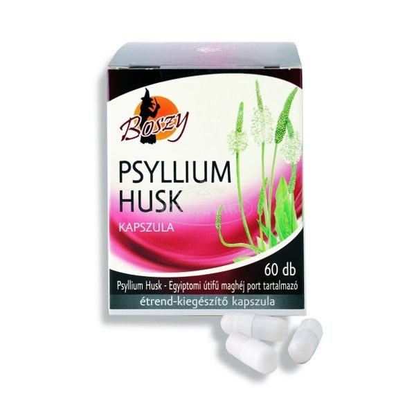 Gyógyfű Psyllium Husk Egyiptomi útifű maghéjpor kapszula 60x