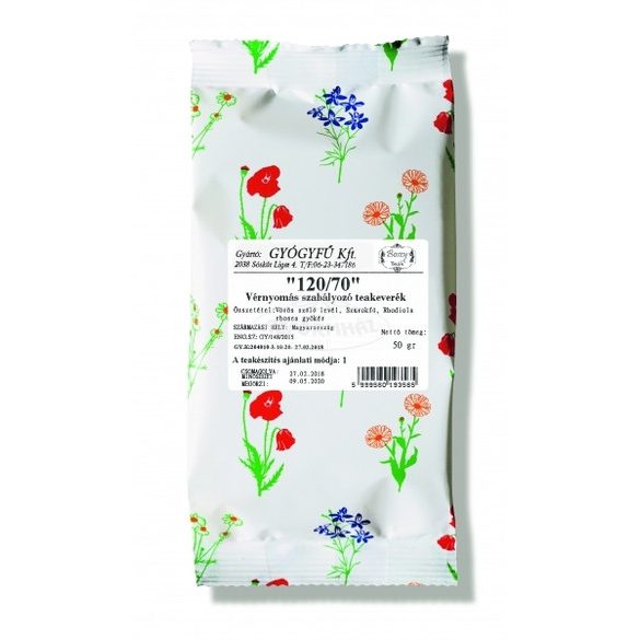 Boszy-tea 120/70 vérnyomás csökkentő szálas 50g