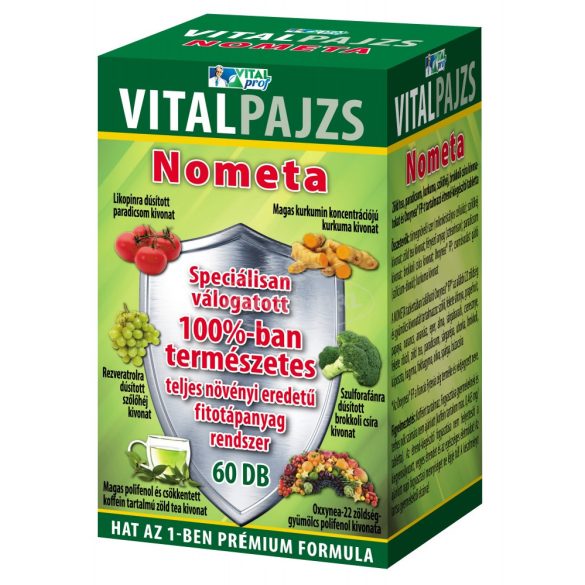 Vitalpajzs Nometa Hat az 1-ben Prémium Formula tabletta 60x