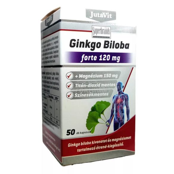 Jutavit Ginkgo Biloba forte 120mg +Mg 150mg kapszula 50x