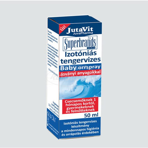 Jutavit Izotóniás tengervizes Baby orrspray ásványi anya 50ml