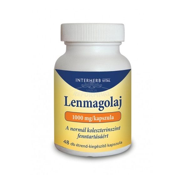 Interherb vital lenmagolaj kapszula 1000 mg 48x