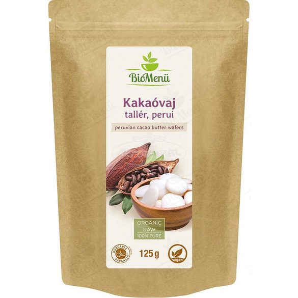 Biomenü Bio kakaóvajtallér perui 125g