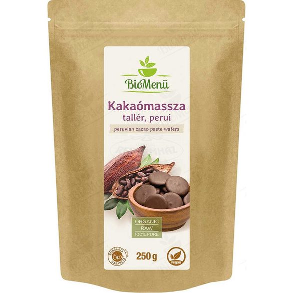 Biomenü Bio kakaómassza tallér perui 250g