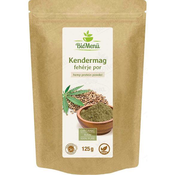 Biomenü Bio kendermag fehérje por 125g