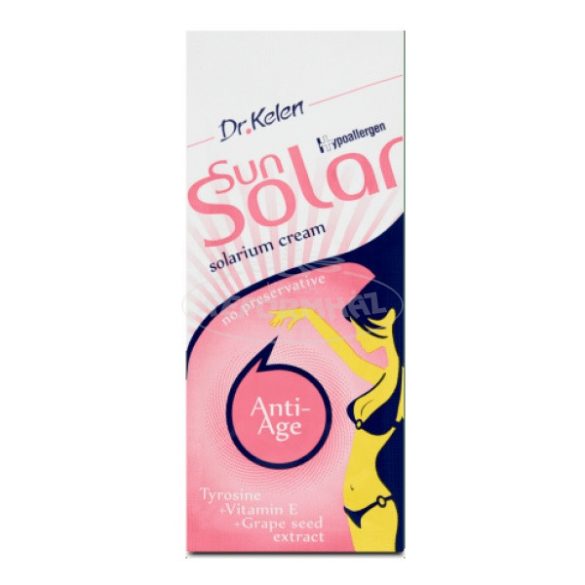 Dr.Kelen Sunsolar Anti-age szolárium aktivátor krém 12ml