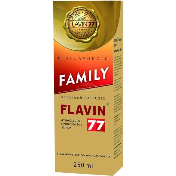 Flavin 77 Family szirup 250ml