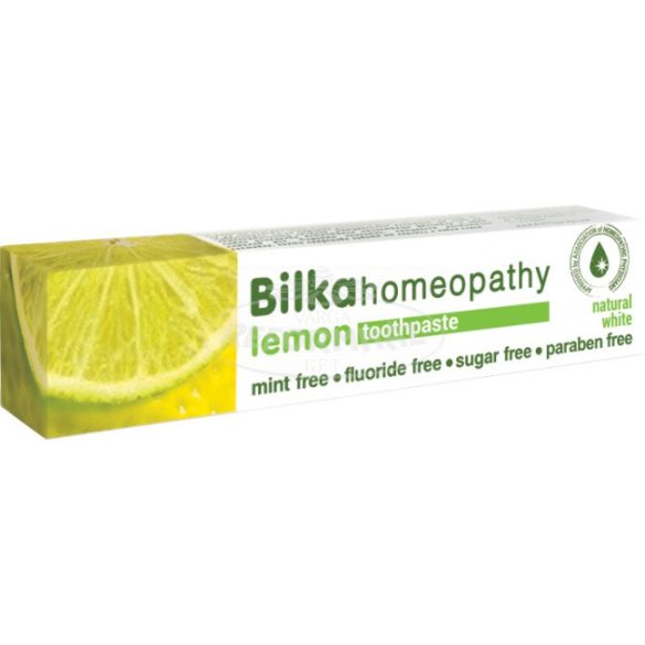 Bilka homeopátiás fogkrém citrom fehérítő parabénmentes 75ml