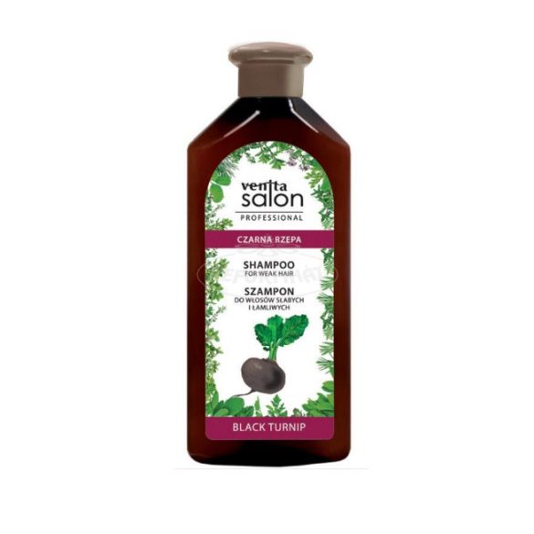 Venita Salon gyógynöv.hajsampon,feketeretek,hajhullás el Len 500ml
