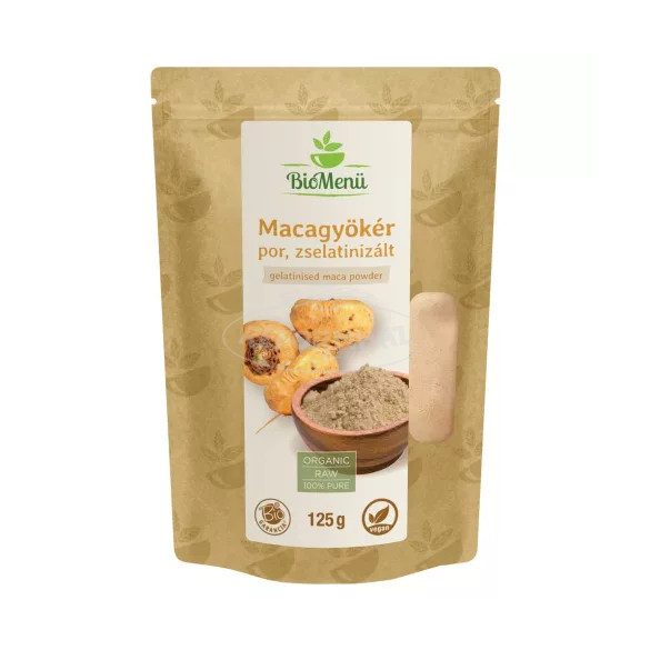 Biomenü Bio macagyökér por zselatinizált 125g