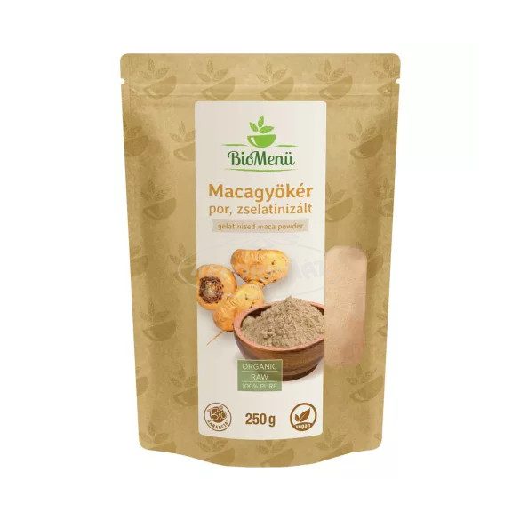 Biomenü Bio macagyökér por zselatinizált 250g