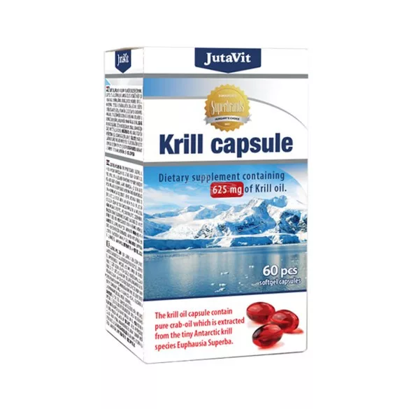 Jutavit Krill olaj 625mg kapszula 60x