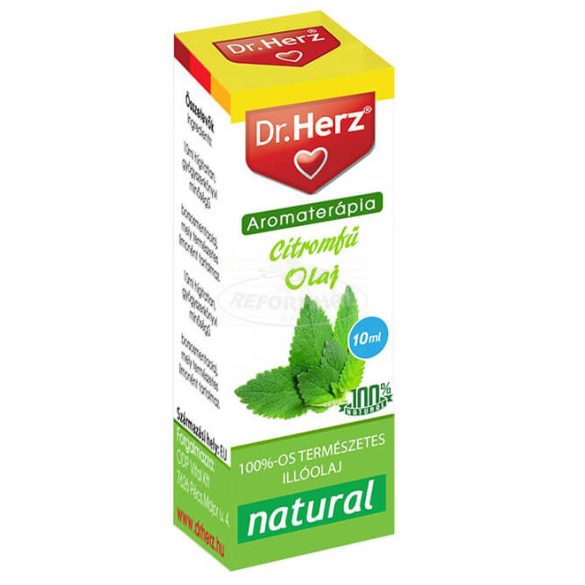 Dr Herz 100% citromfű natural illóolaj 10ml