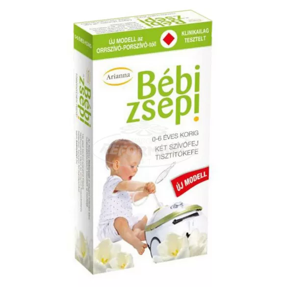 Orrszívó Bébi Zsepi Arianna 2szívófej+tisztítókefe 1db