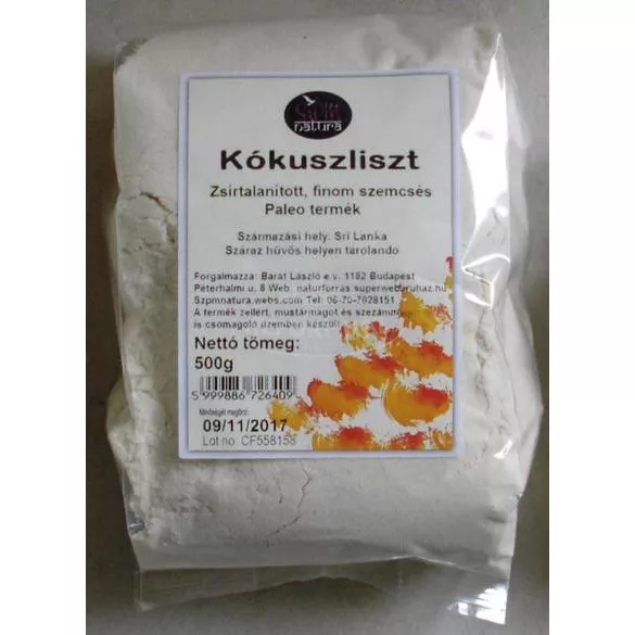 SzpM Kókuszliszt zsírtalanított 500g