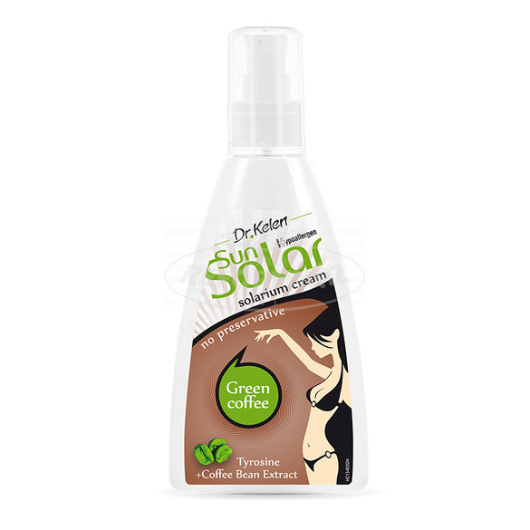 Dr.Kelen Sunsolar Green Coffee szoláriumkrém 150ml