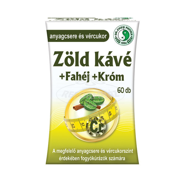 Dr.Chen Zöld kávé+Fahéj+Króm kapszula 60x