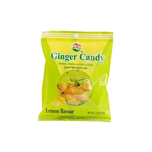 Big Star Gyömbér cukorka lemon,kemény 100g