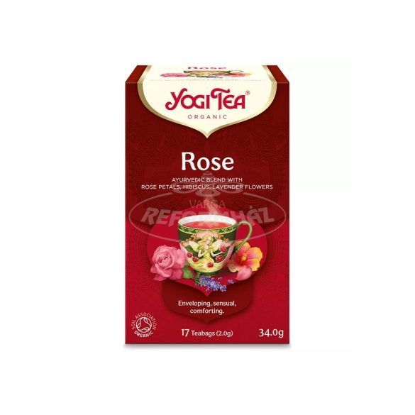 Yogi bio tea Rózsa filteres 17g