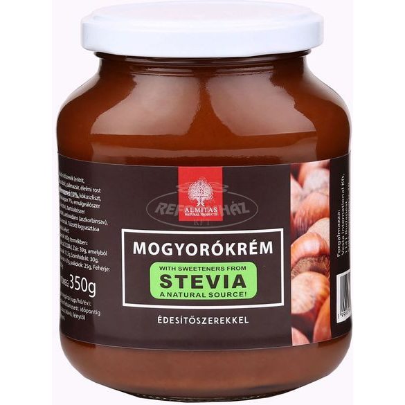 Almitas mogyorókrém steviaval édesítőszerrel 350g