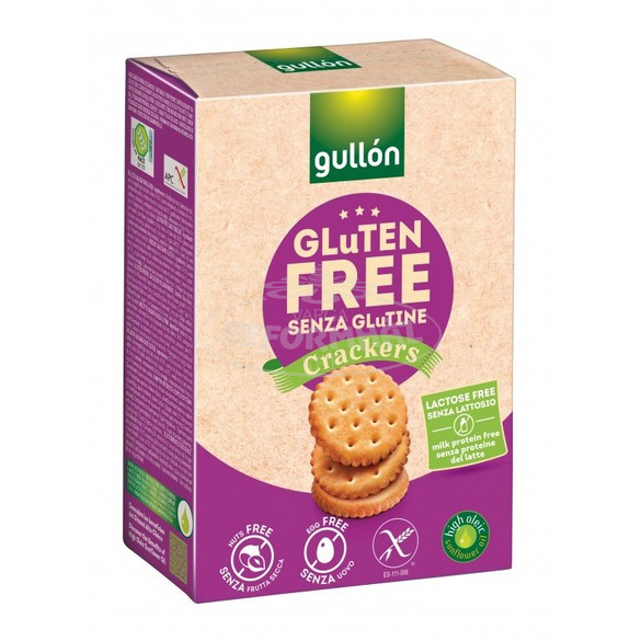 Gullon Crackers sós keksz glutén-tojás-tej-laktózmentes 200g