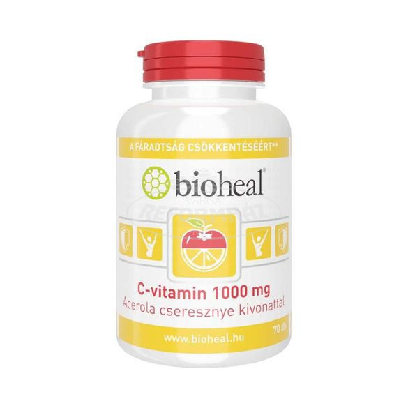 Bioheal C-vitamin 1000mg acerola cseresznye kivonattal 70x