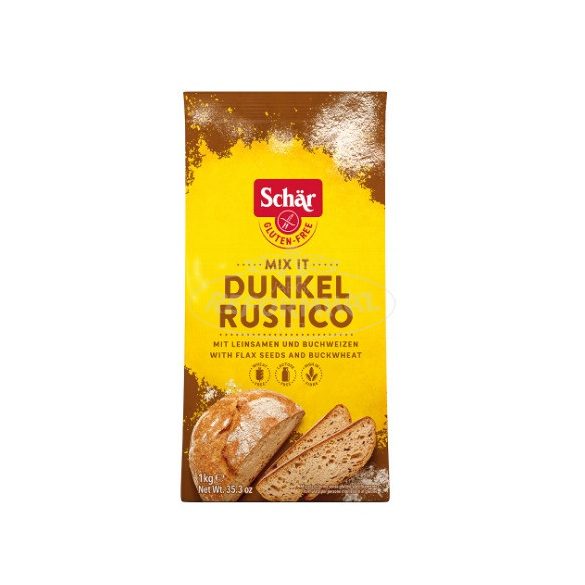 Schar gluténmentes Mix it Dunkel Rustico barnaliszt 1000g