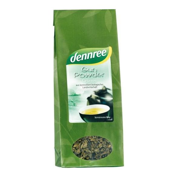 Dennree bio Zöld tea Puskapor 100g