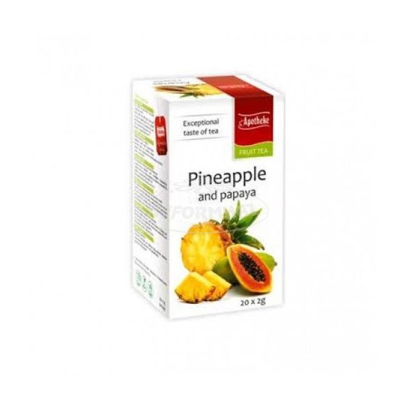 Apotheke gyümölcstea Ananász Papaya 20x2g 40g