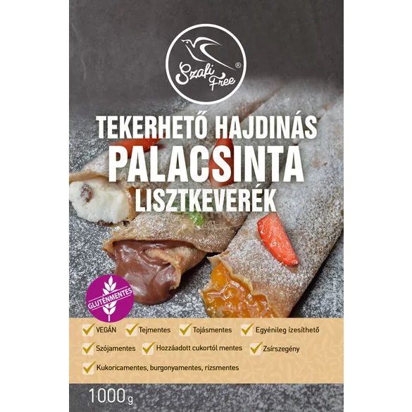 Szafi Free tekerhető hajdinás palacsinta lisztkeverék 1000g