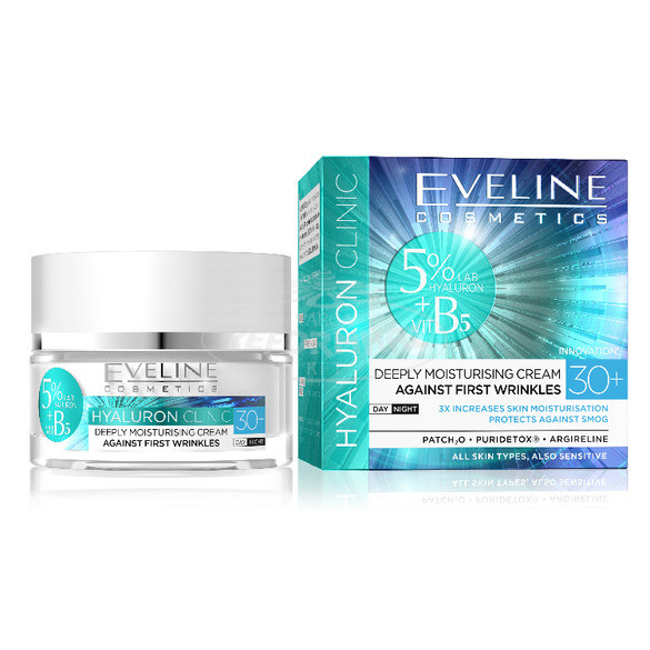 Eveline New Hyaluron nappali és éjszakai krém 30+ 50ml