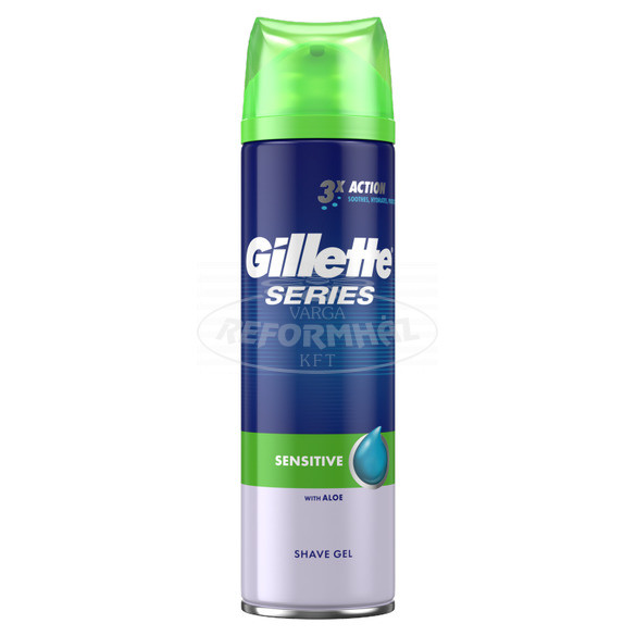 Gillette borotvahab világoskék sensitive+ 200ml