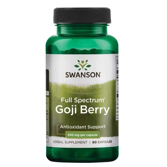 Swanson goji berry 500mg 60x