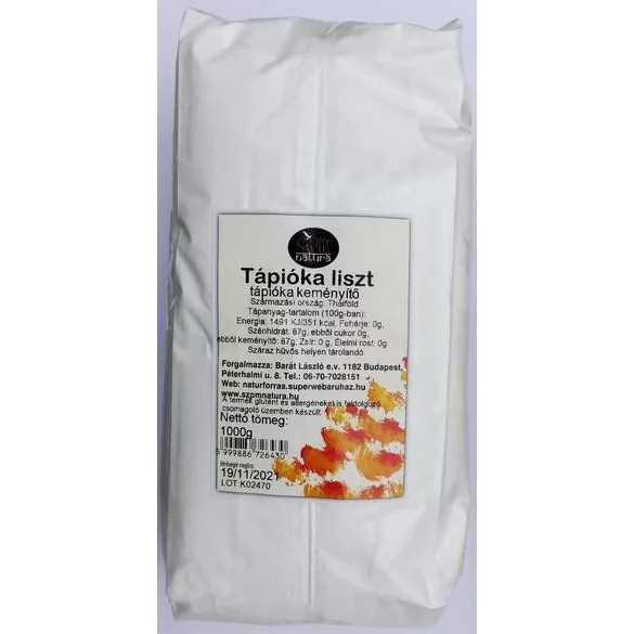 SzpM Tápióka liszt /tápióka keményítő/ 500g