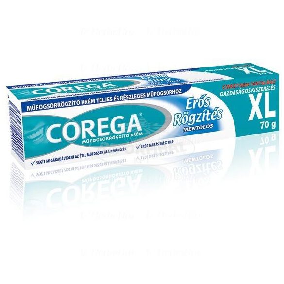 Corega Exta Strong Erős rögzítés Original XL 70g