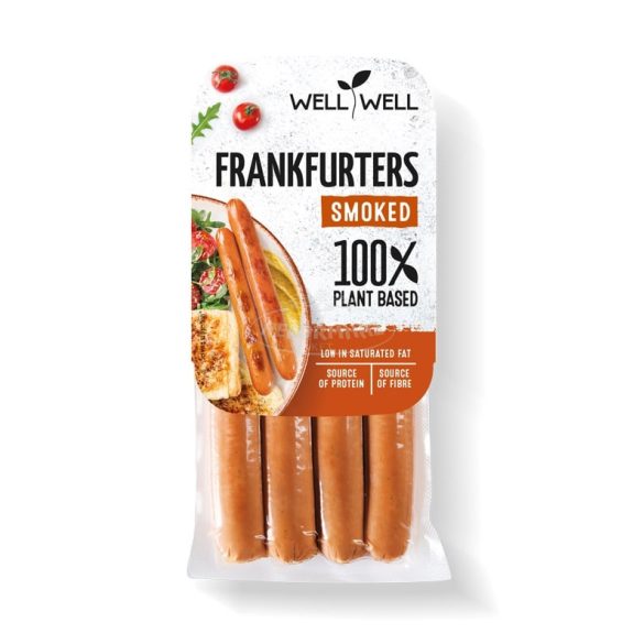 Well Well vegán frankfurti Füstölt négyes 180g