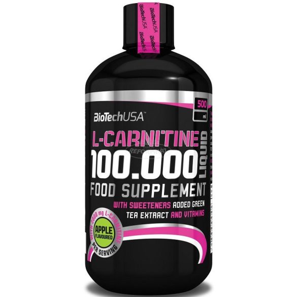 Biotech Usa folyékony L-carnitine Alma ízű 100.000 500ml