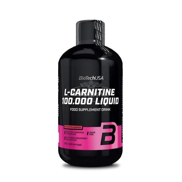 Biotech Usa folyékony L-carnitine Cherry ízű 100.000 500ml