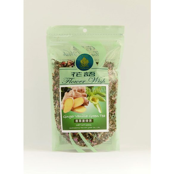 Big Star Szálas zöld tea gyömbérrel és vanilia virággal 100g