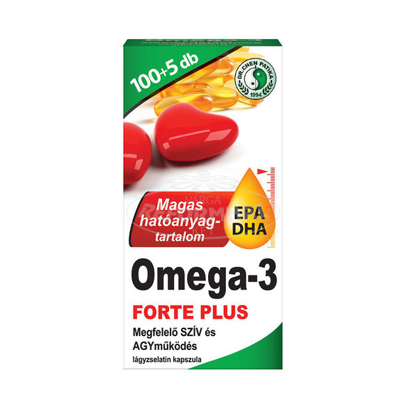 Dr.Chen Omega 3 forte plusz kapszula 105x