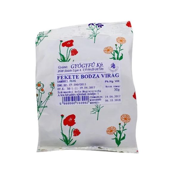 Gyógyfű tea Fekete bodzavirág 30g